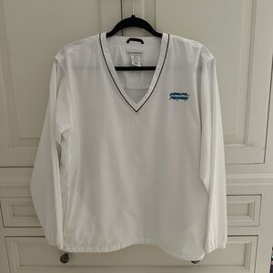 Cutter & Buck White Ladies Panthers pullover jacket